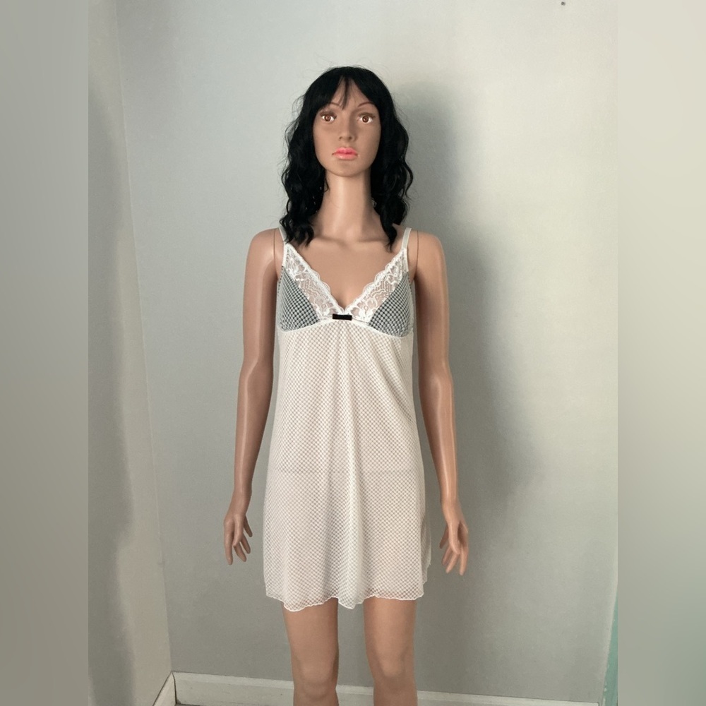 Christian Lacroix White Lace Chemise